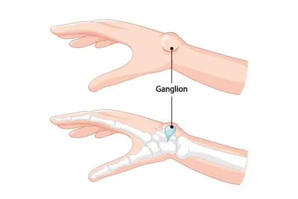 Ganglion twardy jak kość? Rozwiąż zagadkę guzka pod skórą!