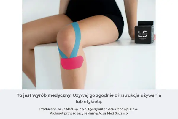 Jak nakleić tejpy na kolano - by działały? Poradnik krok po kroku